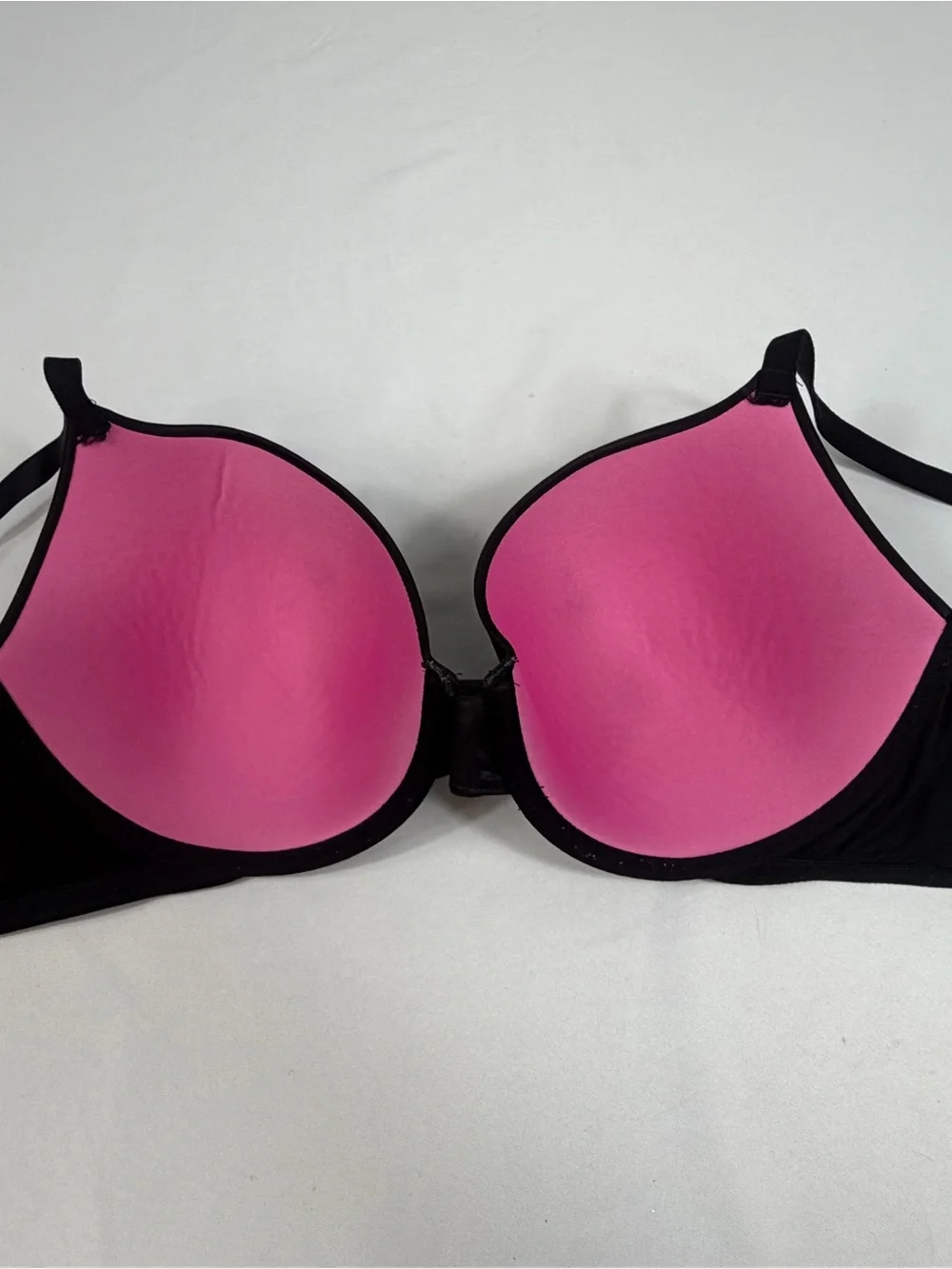 Victoria’s Secret PINK Wear Everywhere T-Shirt Bra Black Pink 36D